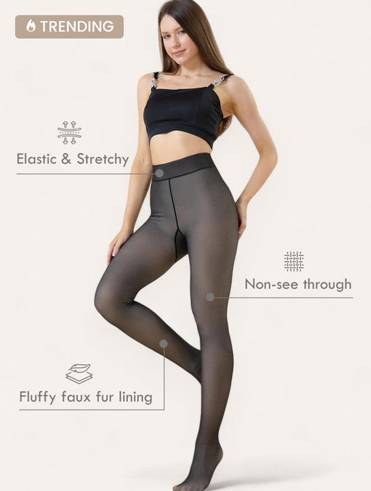 WarmGlam™ vintertights – varm med mykt fleecefôr