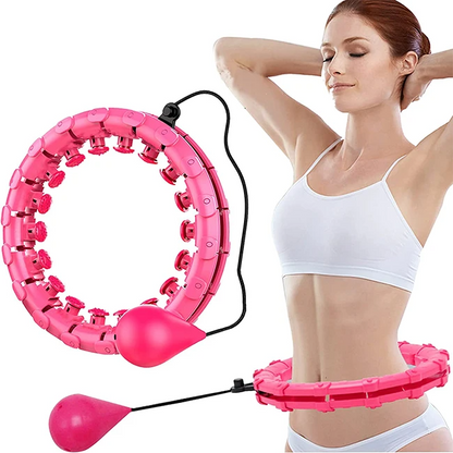 WaistGlow Smart™️ - Din innovative vektede Hula Hoop Waist Trainer 