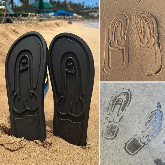 SmileStep™ flip-flops - Årets morsomste julegave