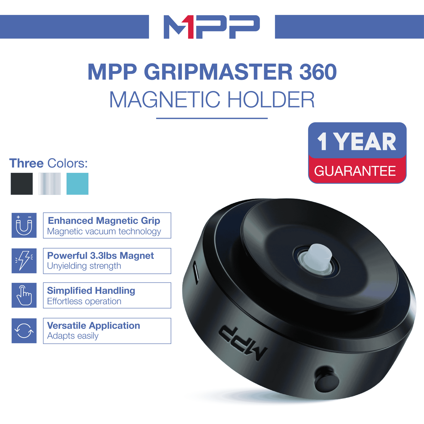 GripMaster™️ 360 magnetisk mobilholder