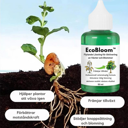 EcoBloom™: Flytende løsning for aktivering av planter og blomster