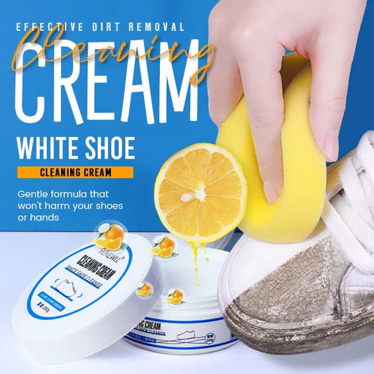 White Shoe Cleaning Cream: Gjør skoene dine som nye!