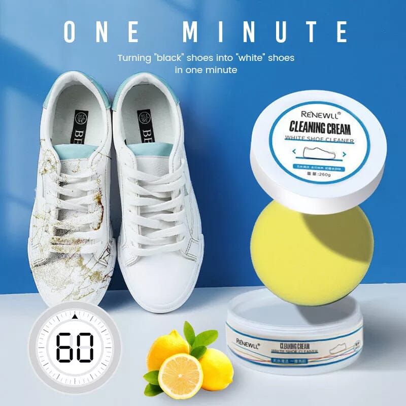 White Shoe Cleaning Cream: Gjør skoene dine som nye!