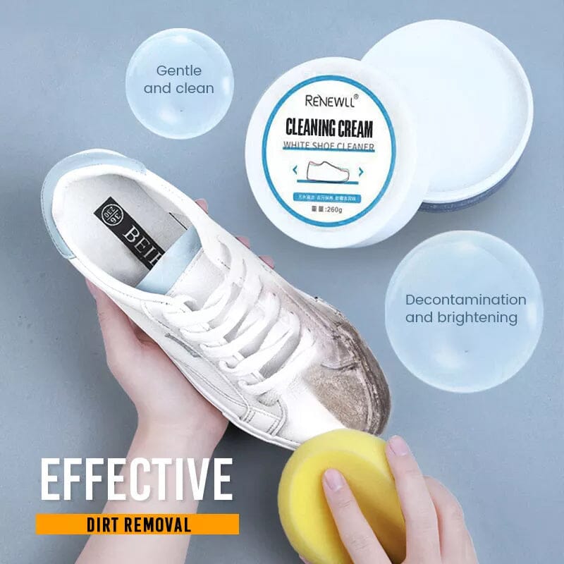 White Shoe Cleaning Cream: Gjør skoene dine som nye!