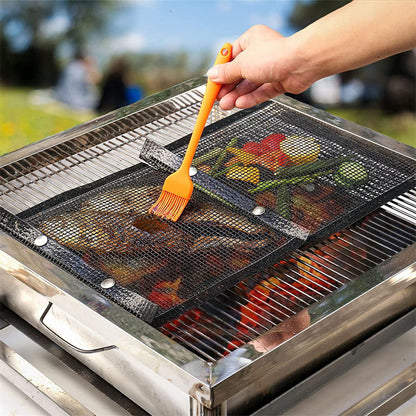 Grill Safe Mesh Bag - Gjenbrukbar non-stick PTFE grillpose for perfekte grillresultater