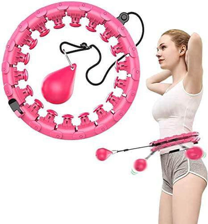 WaistGlow Smart™️ - Din innovative vektede Hula Hoop Waist Trainer 