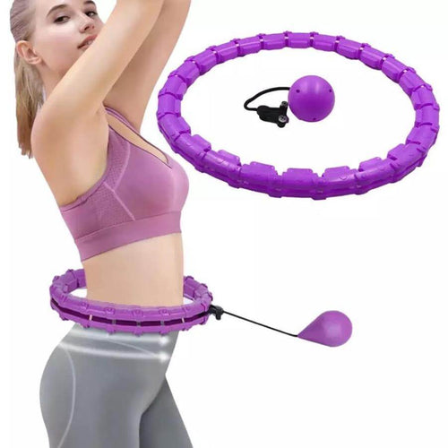 WaistGlow Smart™️ - Din innovative vektede Hula Hoop Waist Trainer 