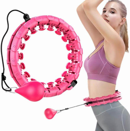 WaistGlow Smart™️ - Din innovative vektede Hula Hoop Waist Trainer 